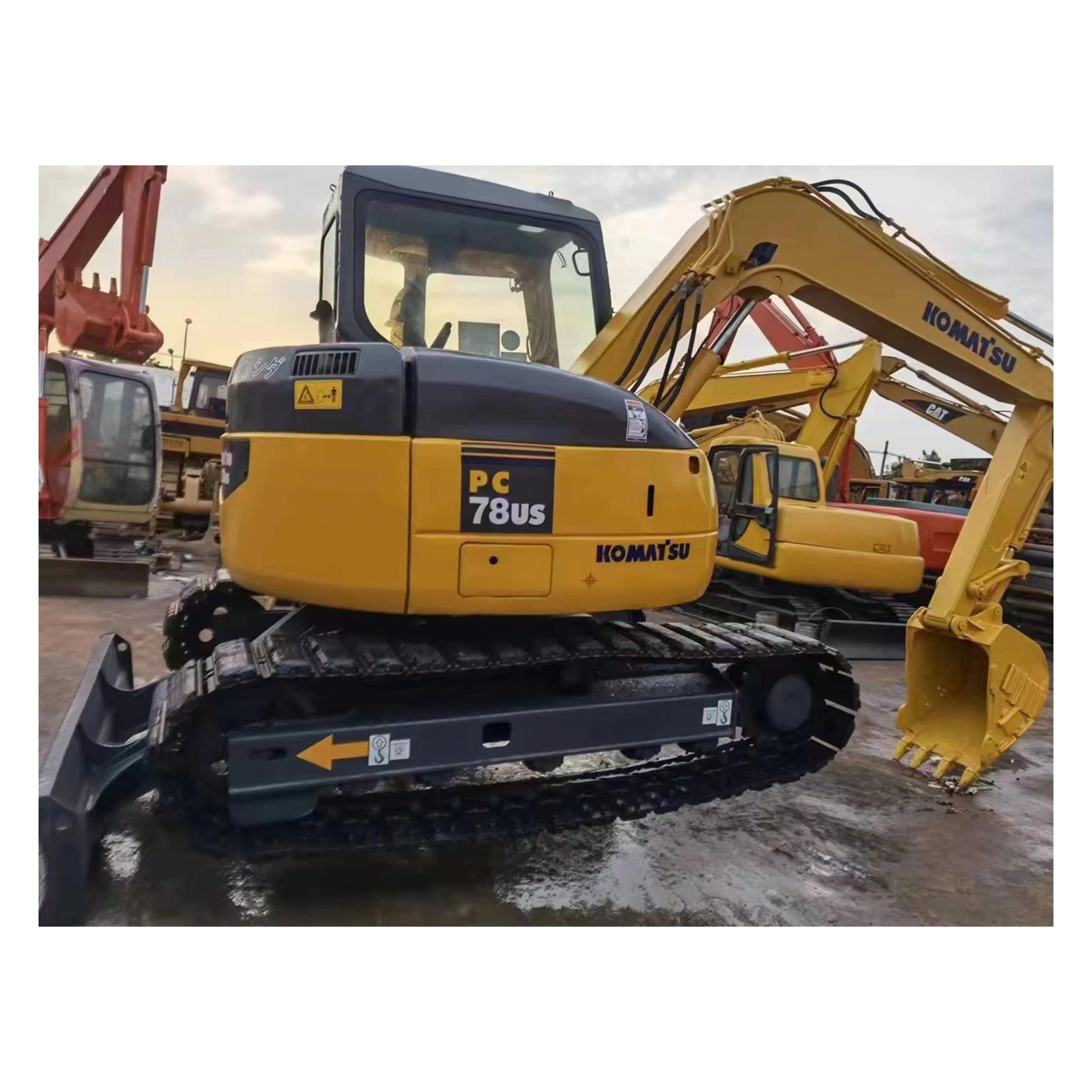 Экскаватор PC78US Komatsu 8 тонн б/у 6 7 гусеничный экскаватор PC60 PC70 PC78