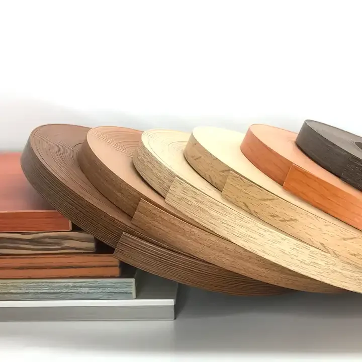 Factory Kitchen Best Price Wood Grain Cabinet Decoration 3mm 5mm Thick Pvc Edge Banding
