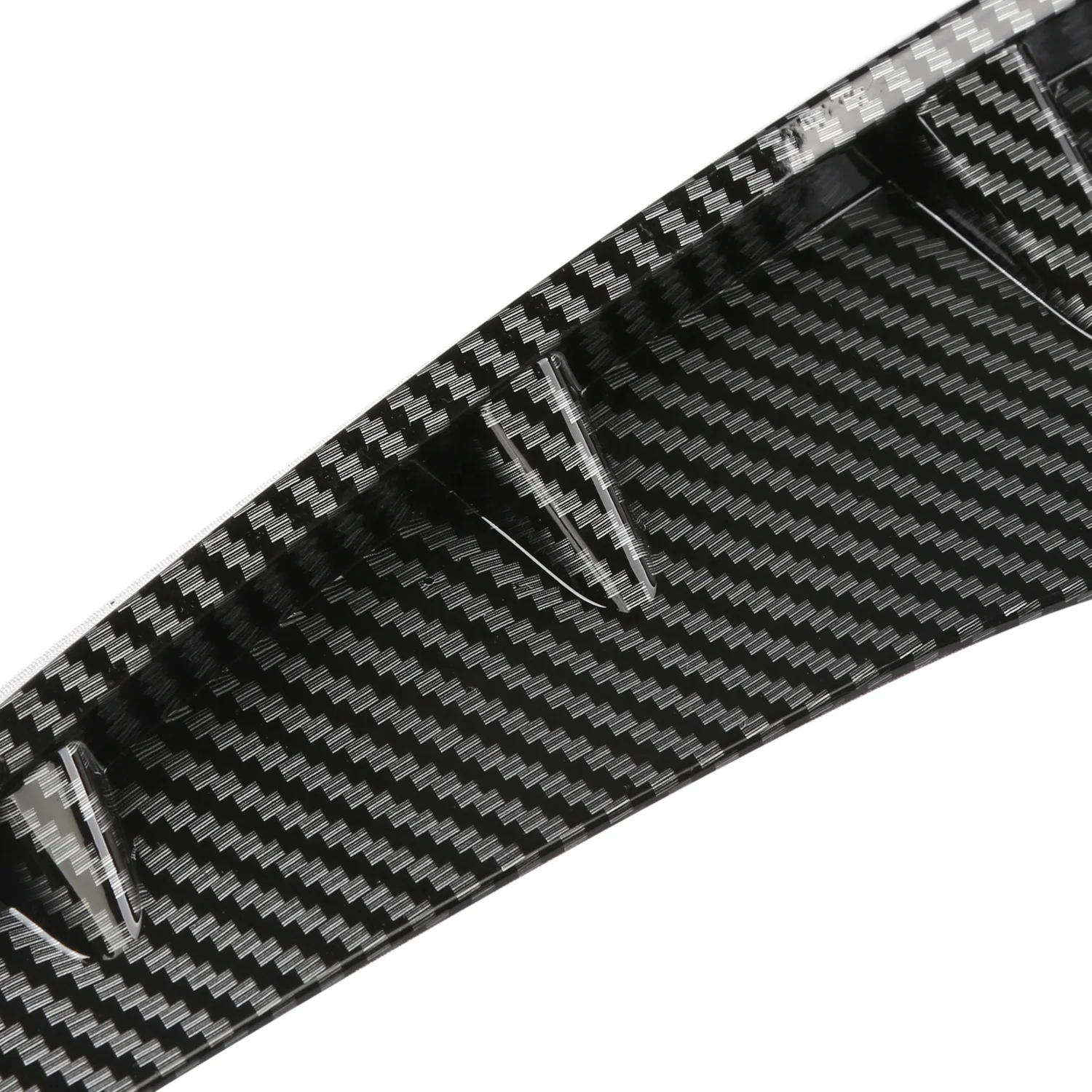 DTOUCH 2 pcs Universal Paste Carbon Fiber Look  Fender Car decoration Air Side Vent Air Flow Sticker