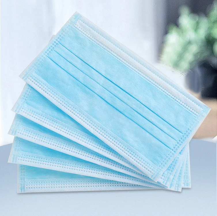 3 слоя ушных петлях с BFE более 98% от китайской фабрики одноразовые хирургические маски медицинские
