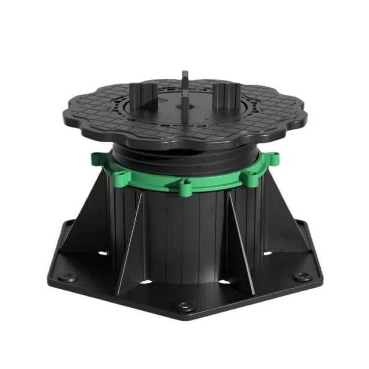 Sturdy Durable deck tile Adjustable Plastic Decking Supports Raised Floor System Pedestal
