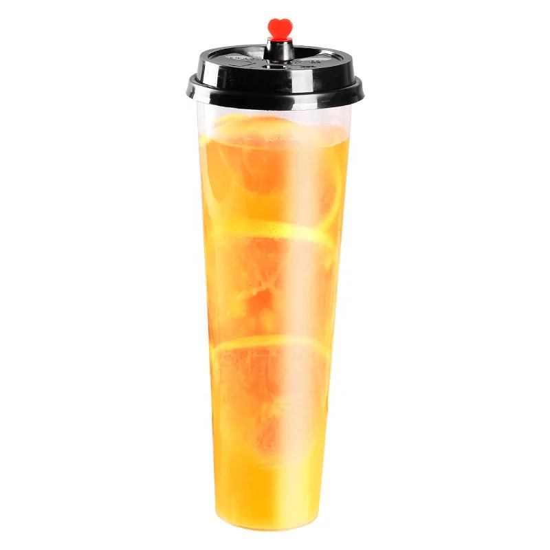 Factory Price Wholesale 500ml /700 ml Hard Slim Cup Disposable Plastic Frosted Injection Molding PP Plastic Cups