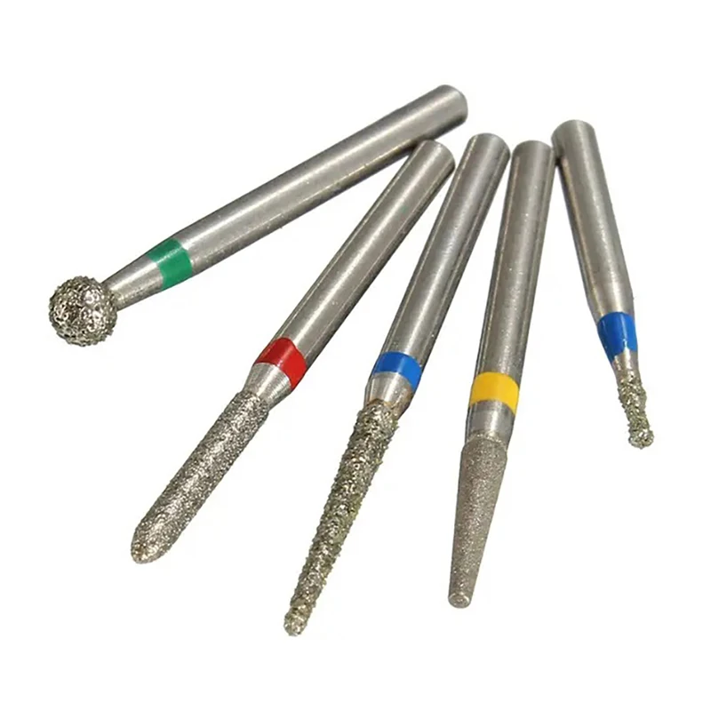 Standard Diamond Dental Burs Clinical High Speed Handpiece Grinding Polishing Tips