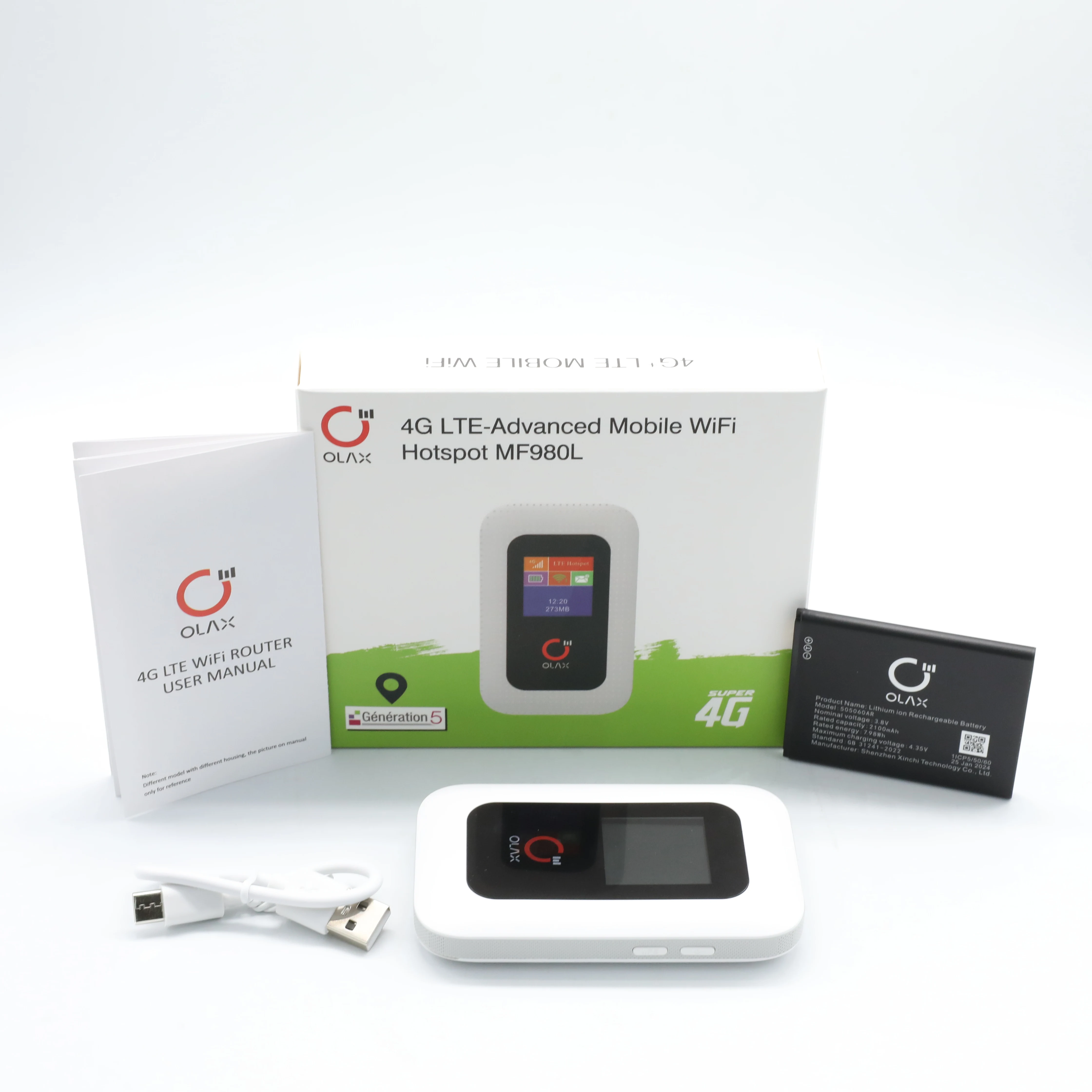 Olax 4G WiFi Pocket good quality 2100Mah battery Router 4G Wireless Mobile Mi-fi for Travel in Europe and Africa and Asia