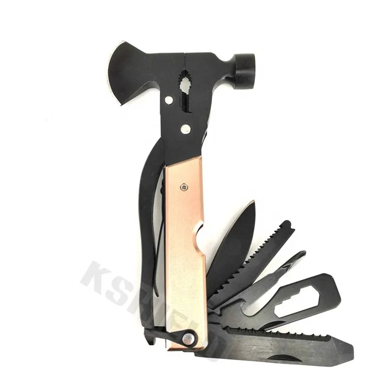 
Newest outdoor multi function Camping tool axe and hammer survival hatchet tactical axe with sheath stock available 