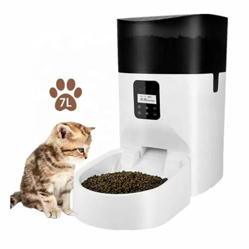 Best Unique Fit Pets Cats Dogs 7L Automatic Pet Dry Food Feeding with Healthy Dispenser Bowls Remote Control App