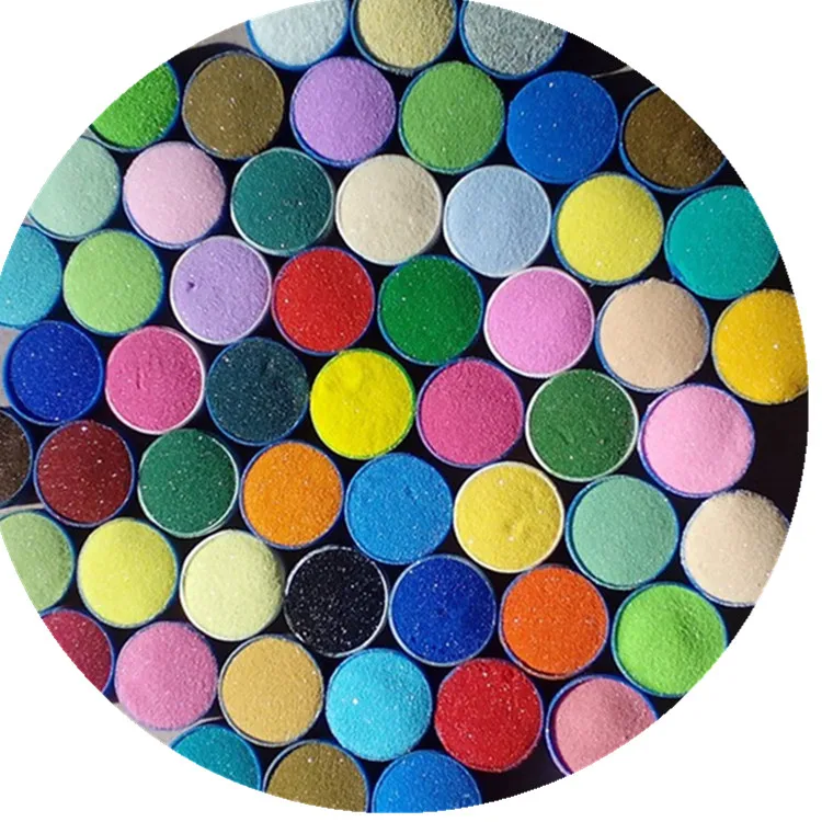 Decorative landscaping dyeing color sand multi-color optional colors can be customized