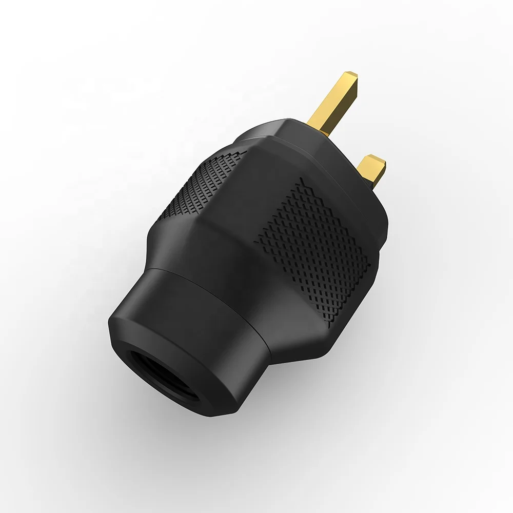 Viborg Pure Copper Gold Rhodium Silver Plated 13A Mains Power Plug UK Connectors UK Power Plugs