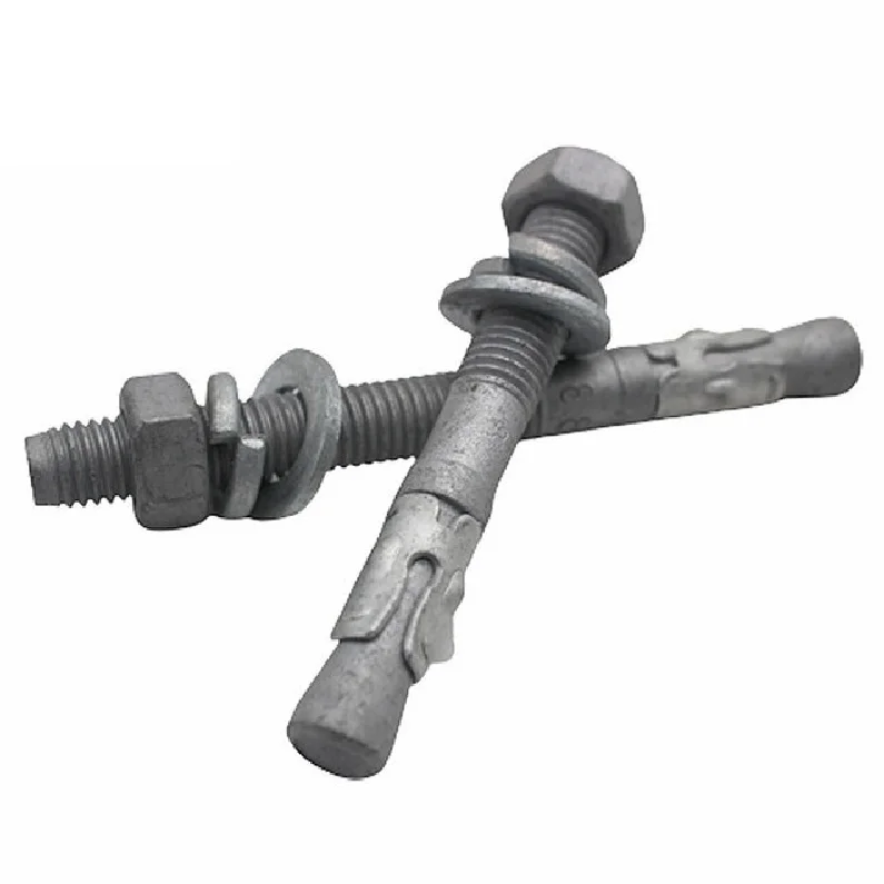 SDPSI DCT Good corrosion resistance  hot dip galvanized 50-60 micron wedge  concrete expansion anchor bolt