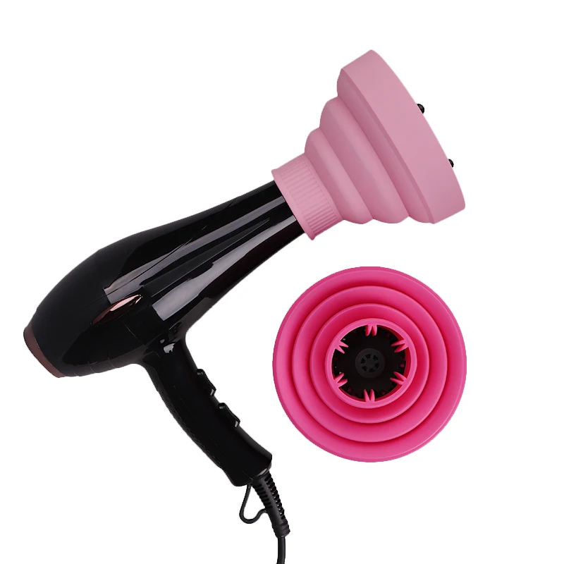 Salon Tool Universal Dryer Attachment Collapsible Silicone Hair Blow Dryer Diffuser