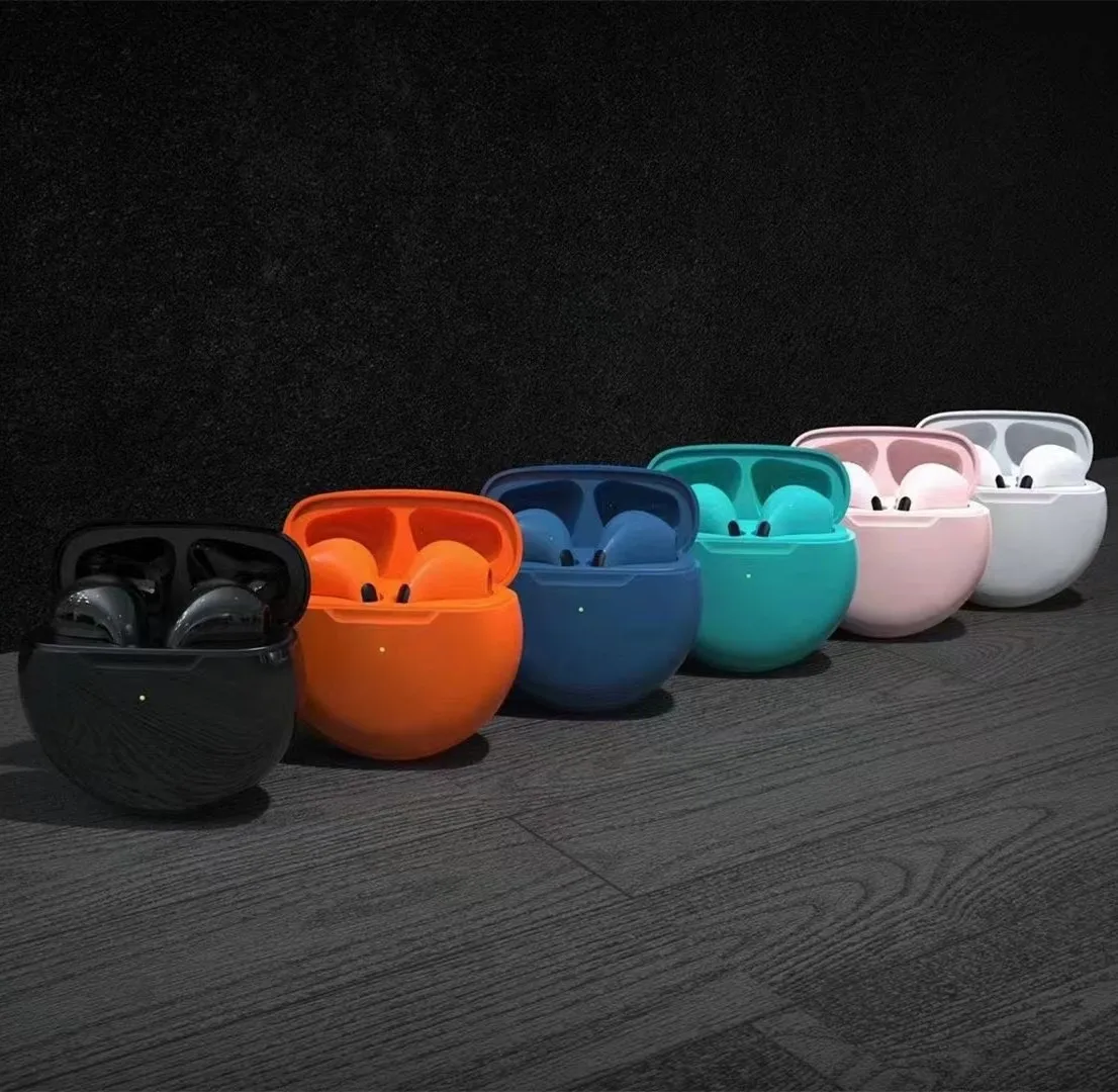 2023 Free Shipping Smart Electronics Pro 6 Wireless Earbuds Earphones Headphones