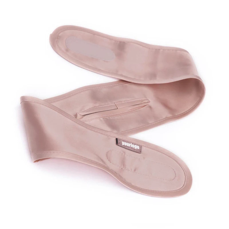 Популярная фабрика, оптовая продажа, эластичные Роскошные обертывания, индивидуальный широкий макияж, 100% Шелковая повязка на голову