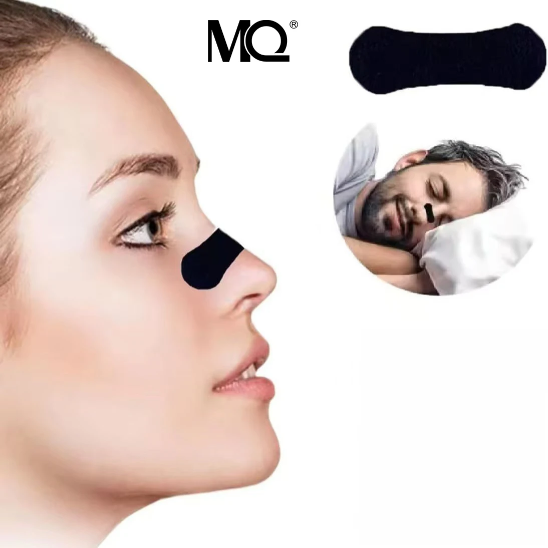 New!! nasal nose 3 strips strengthen improve air flow oem/odm nasal strips black