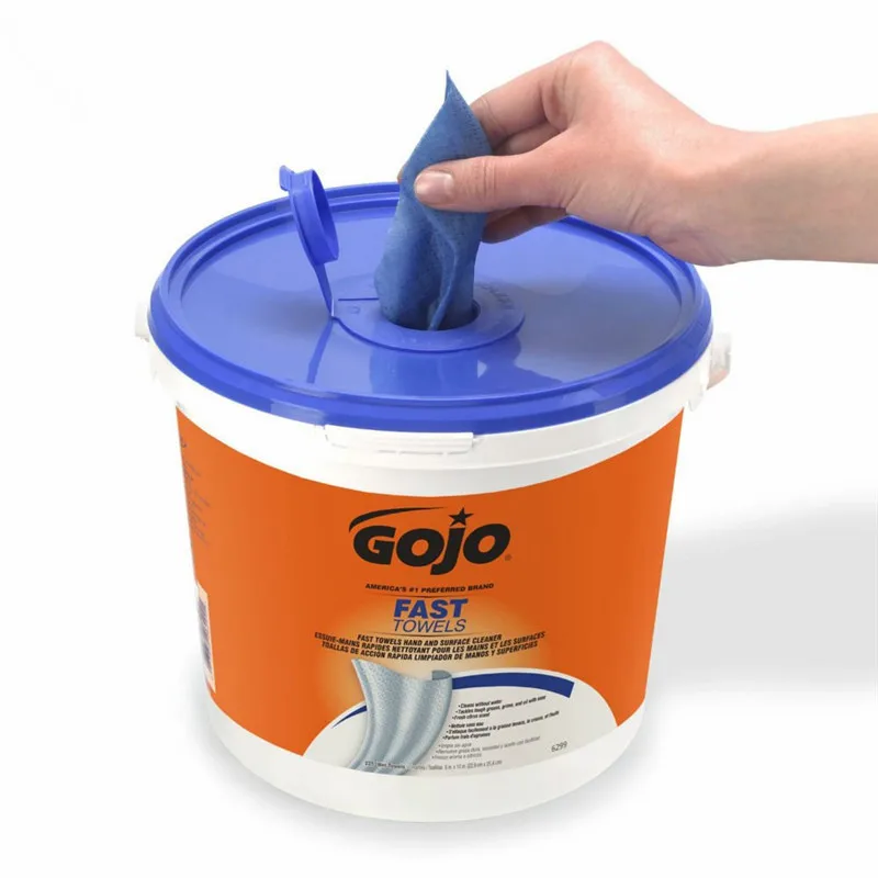 Fresh Scent Multi Purpose Heavy Duty Wipes Textured Wet Towels In Bucket