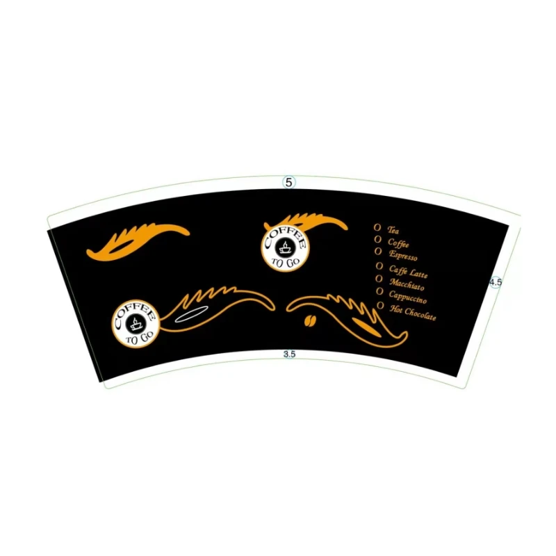 8oz Paper Cup fan Single PE Coated Paper Cup Fan with High Quality