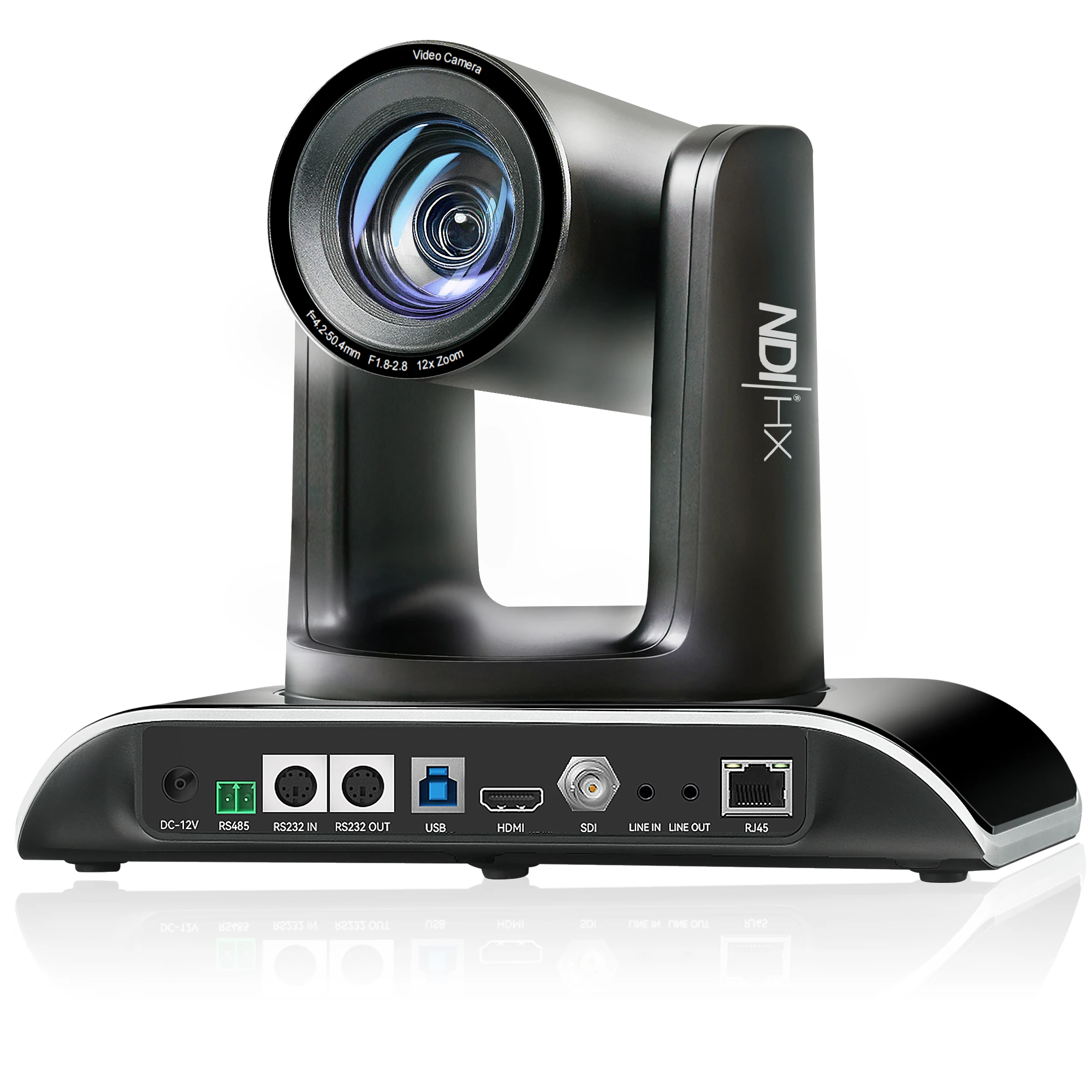 NDI автоматическое отслеживание 12x зум 1080P 60fps USB HDMI POE SDI онлайн Конференц-камера PTZ