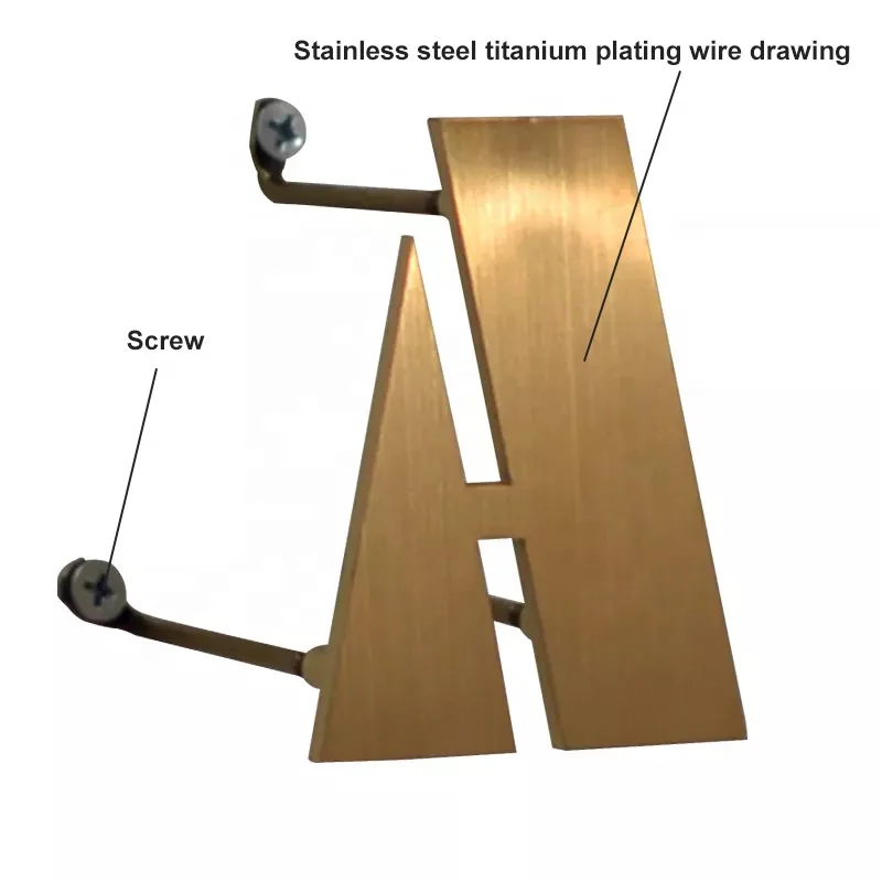 Kexian Custom sign Different Style and Finish Store Logo Signage   Metal Alphabet Letters Logo Business for wall