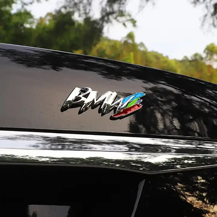 Auto Parts And Accessories 3d Aluminium Badge Emblem Metal Full Car Body Sticker For BMW e30 e34 e87 g30 g20 m4 f11 f16 f36 f10