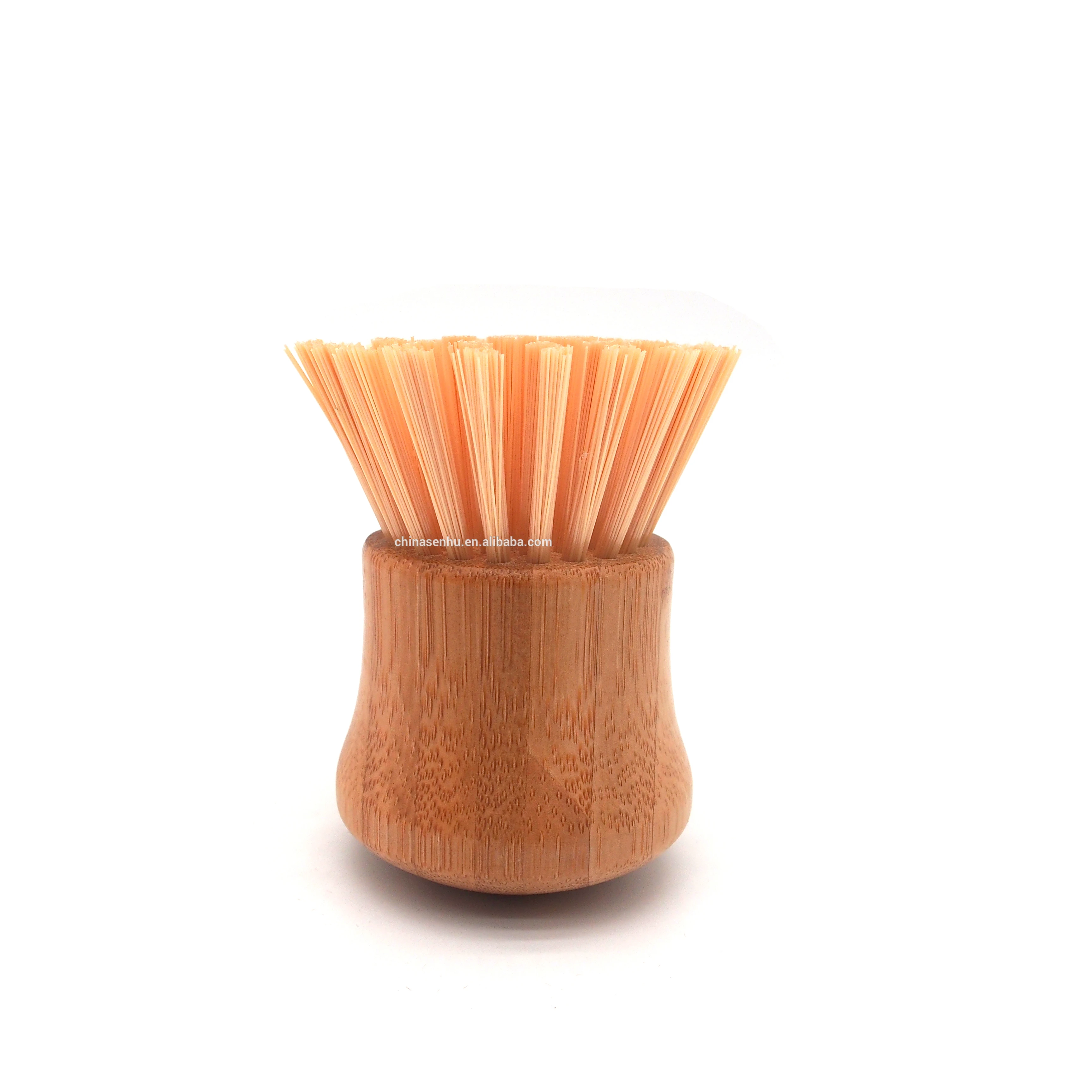 OEM Natural wood  POT Dish brush for Kitchen cleaning  brush  Kitchen bamboo Dish washing Pot brush