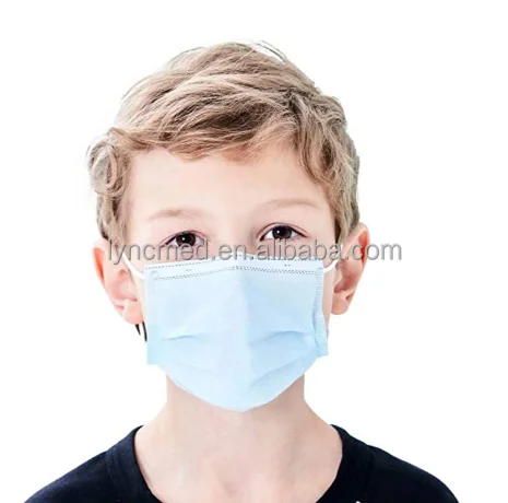 China Top 1 supplier PP & Non-woven Fabric & Meltblown Fabric 50pcs kids disposable face mask children / 50pcs kids disposable f