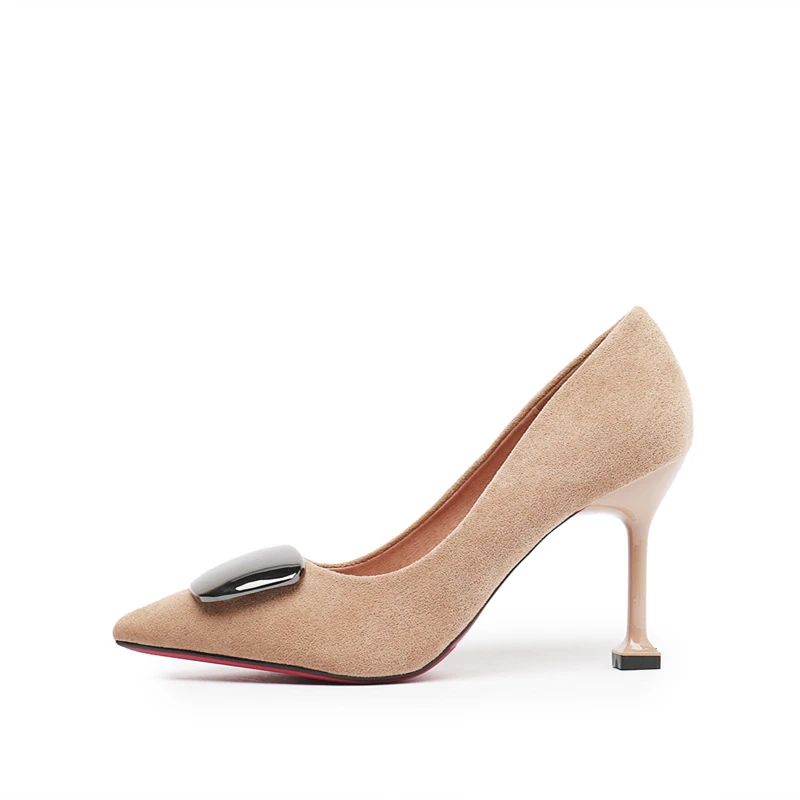 
Customized Fashion China Womens Leather High Heels Shoes For Women 