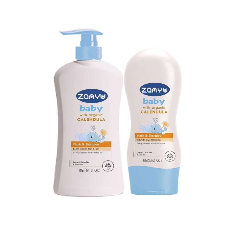 OEM/ODM частная торговая марка 2 в 1 детский шампунь для мытья тела натуральный органический шампунь гель для душа