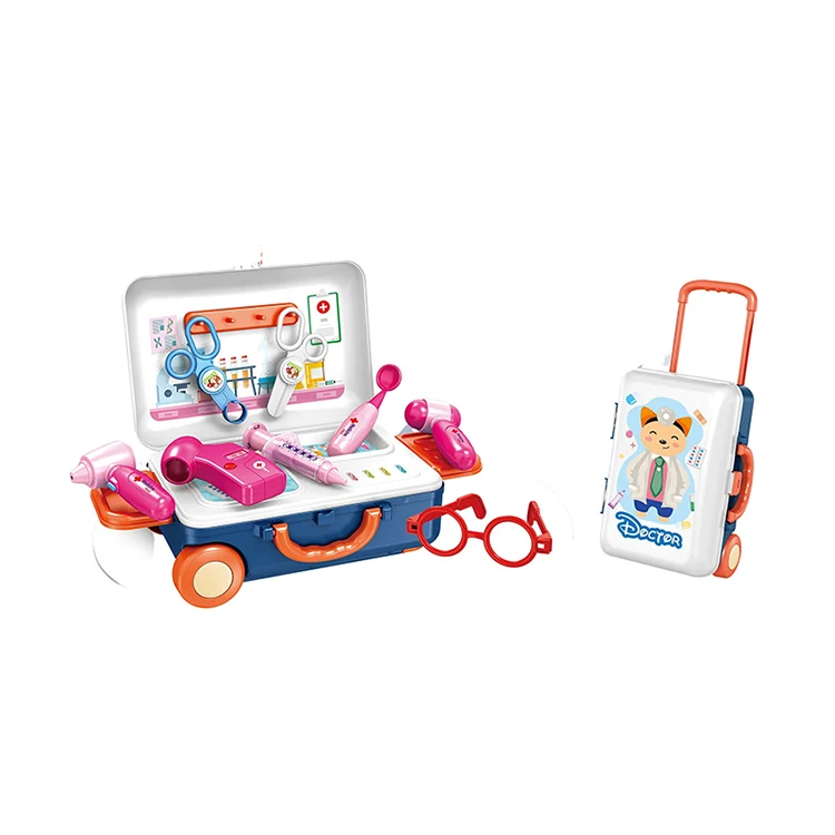 Cheap price high quality Play house 
 Kid Plastic Education Role Doctor Suitcase Play Pretend Toy