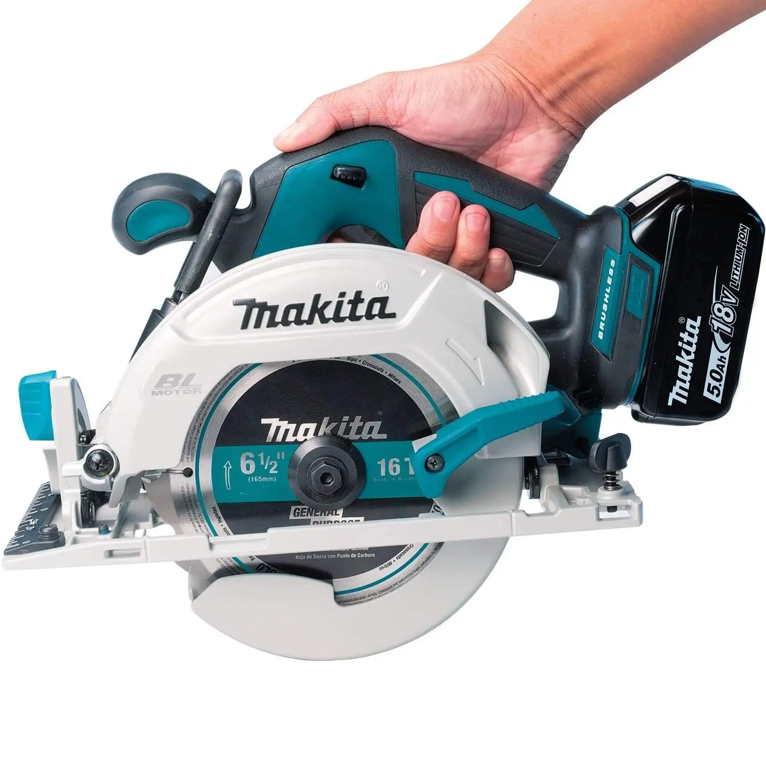 Makita Electric Circular Saw DHS680 Brushless Rechargeable 18V Lithium Battery Woodworking Portable Electric Makita Saw