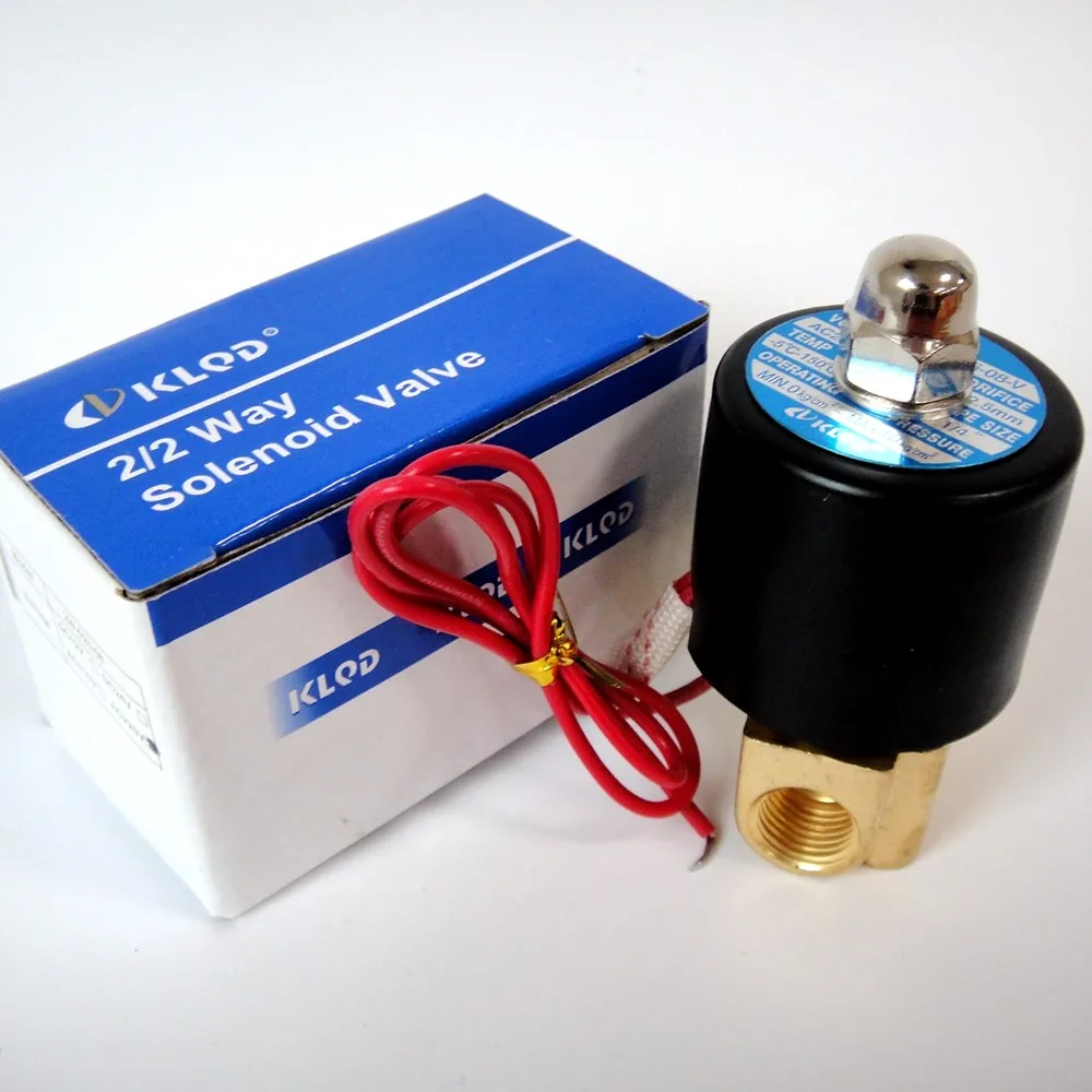 High-Pressure Solenoid Valve 50bar-300bar Range 200bar Max Brass & Stainless Steel 24V 220V 12V Power Options