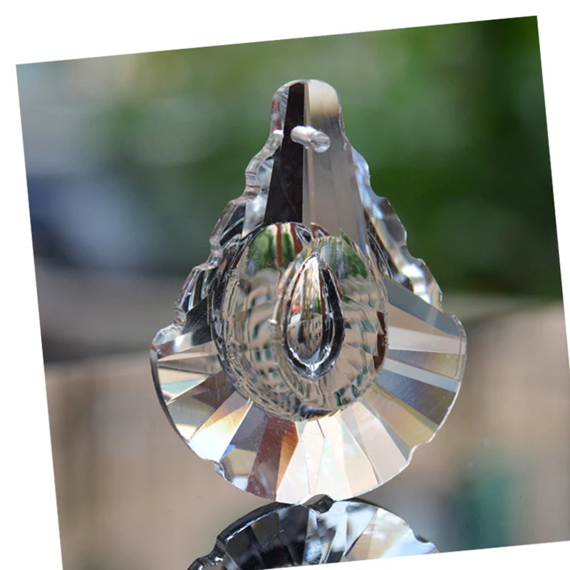 CH Crystal Prisms Crystal Glass Ball with Hole for Sun Catcher Chandelier Hanger 4cm