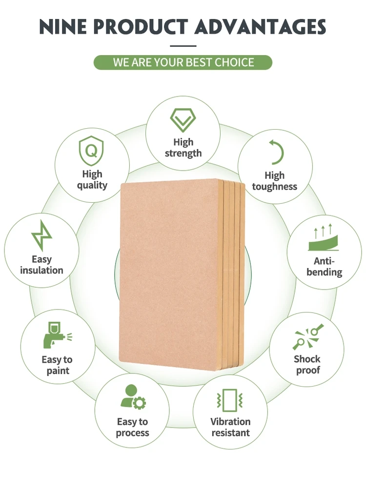 wood veneered faced melamine mdf board