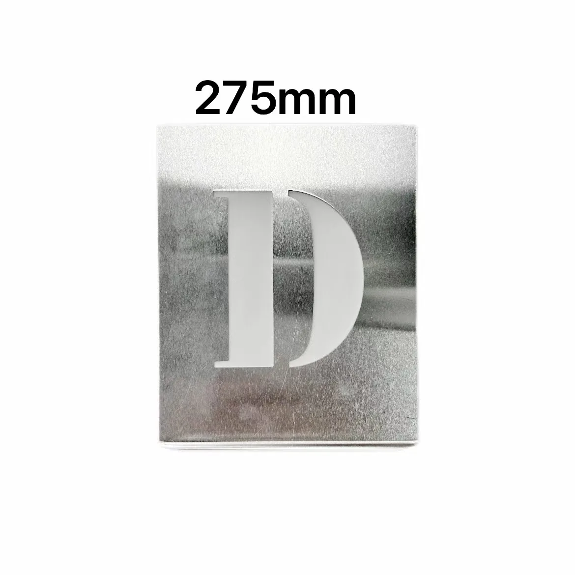 wholesale 11inch letter Stencil Logo set custom template aluminium alloy painting on the wall floor  metal stencil