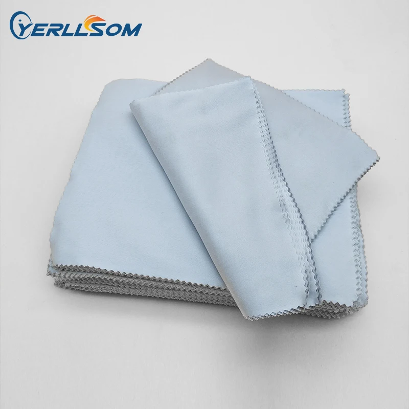 Custom logo screen eyeglasses glasses cloth clean microfiber lens cleaning cloth for eyeglasses lens