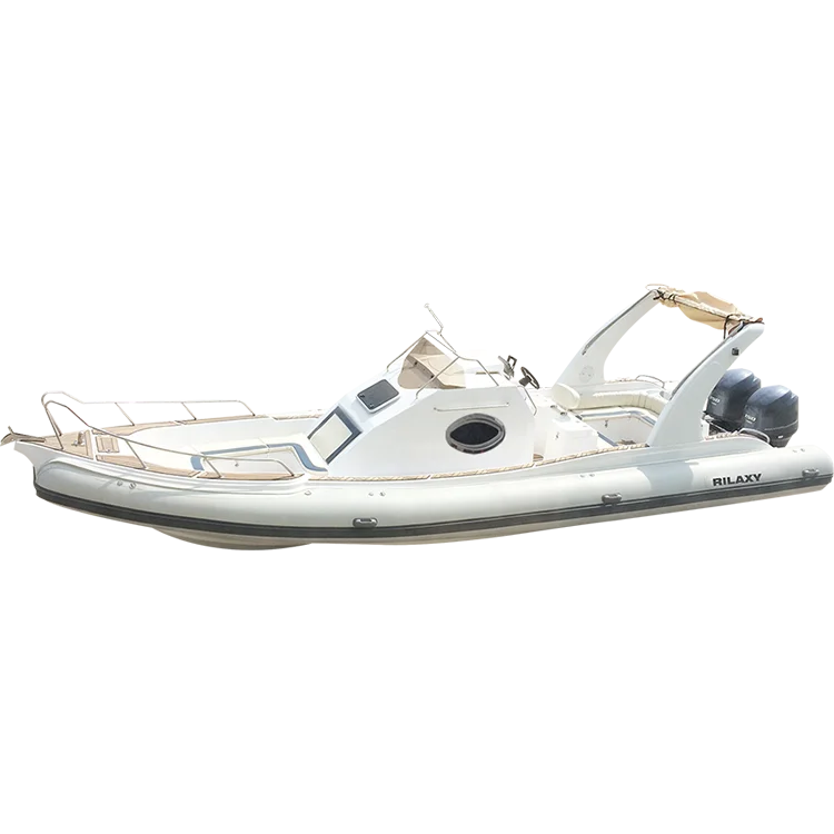 China Rilaxy 9.6 m luxury cabin cruiser rib boat Yacht with top speed of 62 knots