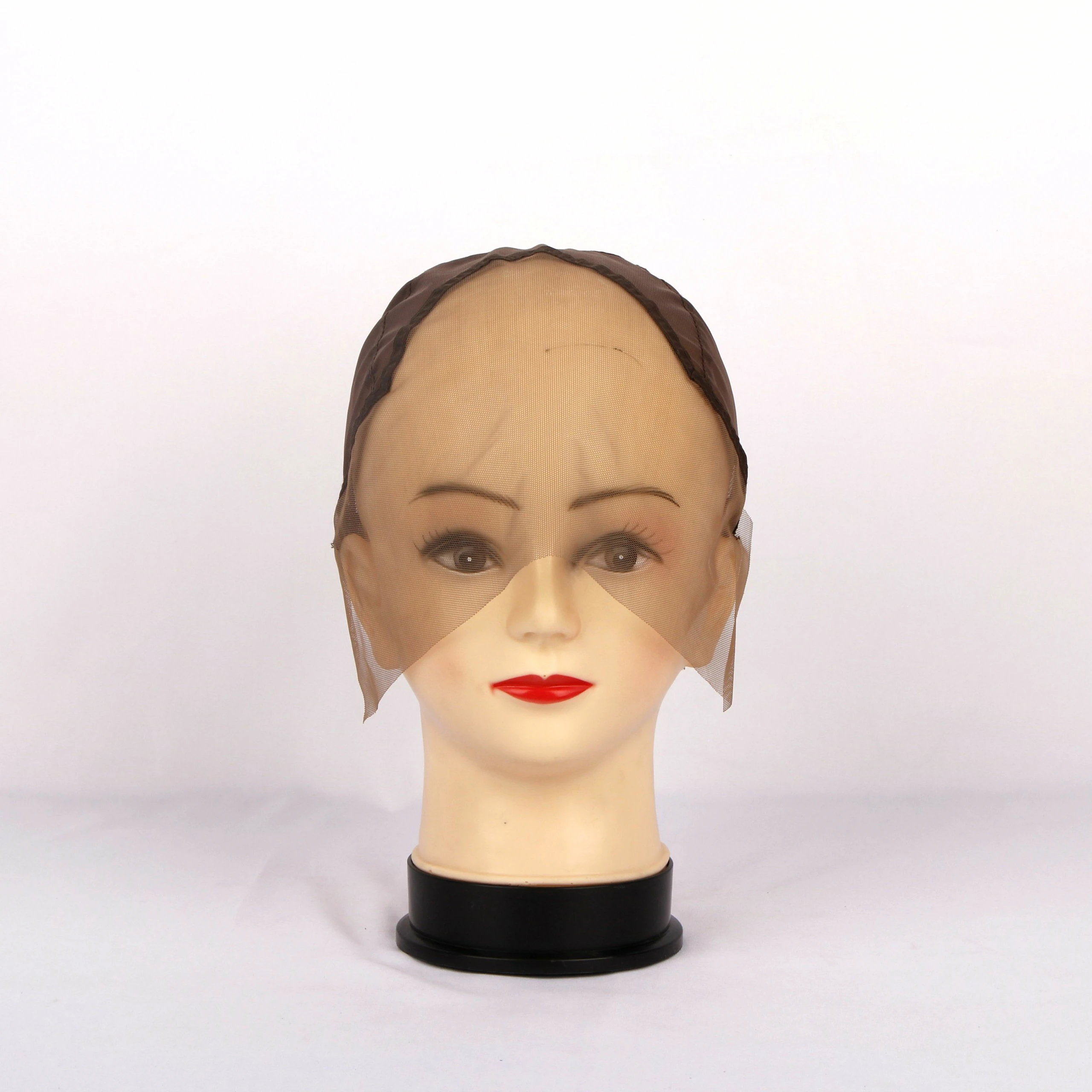 ML Spandex Crochet Net Human Hair Cap Bulk Custom Lace Mesh Adjustable Ventilated Wig Caps for Making Wigs