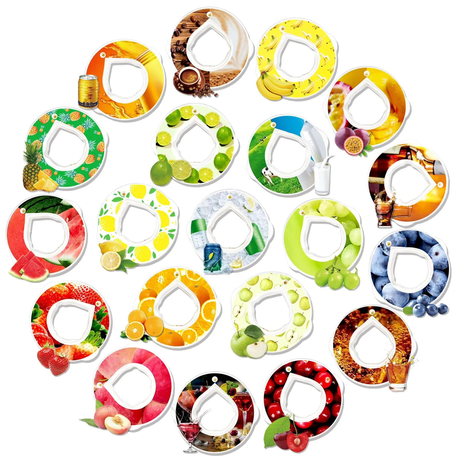The most popular in Europe and America 20 PCS Flavour Pods for 750 ml Air Drink Scent Fruit Fragrance Triton Water Bottle