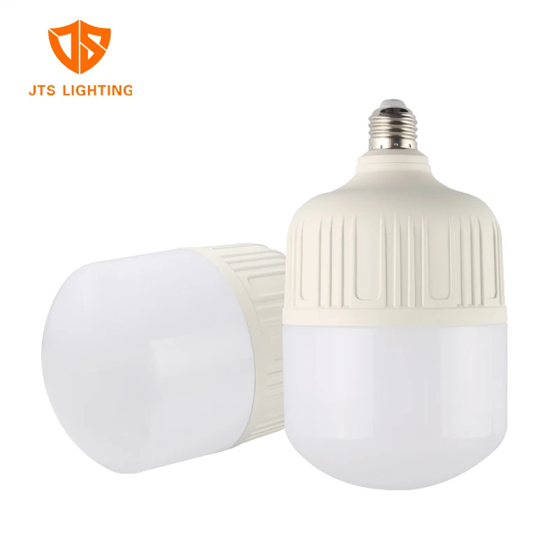 
Zhongshan cheap indoor house warm white T shape plastic110V 220V AC E14 E27 B22 5 10 15 20 30 40 50 60 watt led bulb lamp 