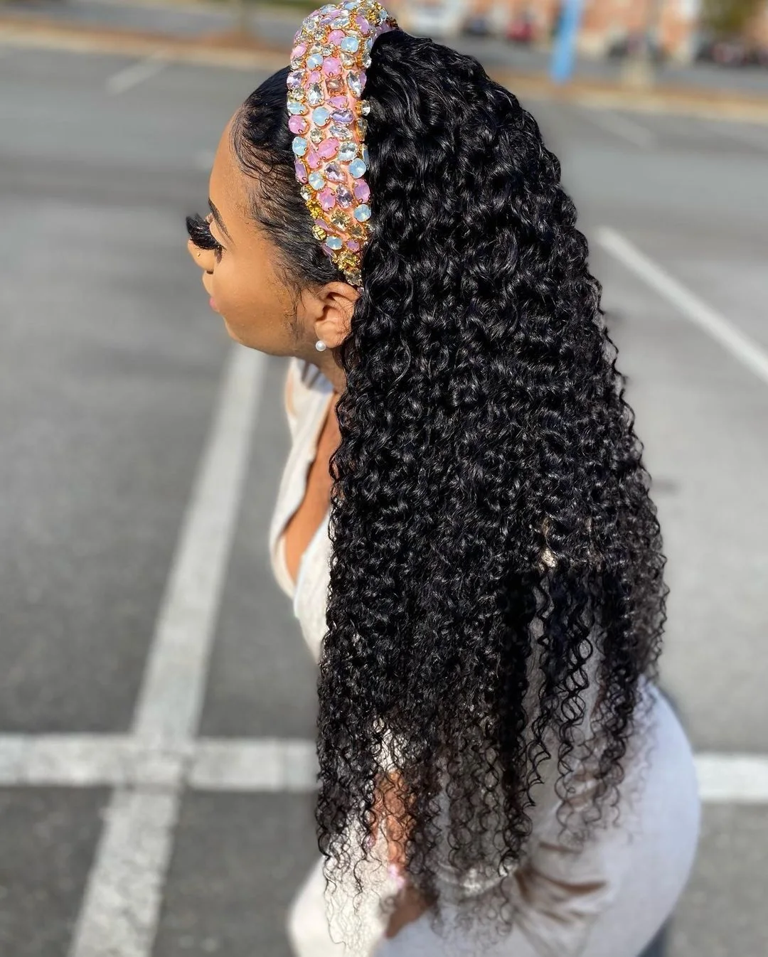 Wholesale 100% Raw Human Hair Wig Virgin Natural Brazilian Curly Human Hair Wigs Transparent Lace Frontal HD Lace Front Wig