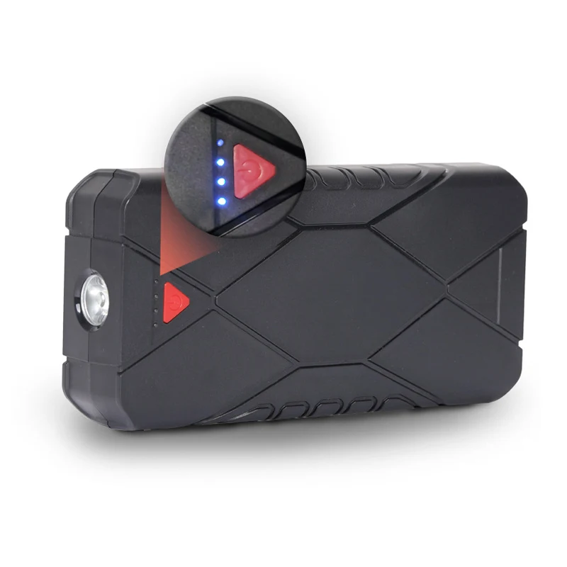 Quality Products Reliable Car Jumper Emergency Tool Kits Type C Jump Starter Power Bank With Usb Port And Flashlight