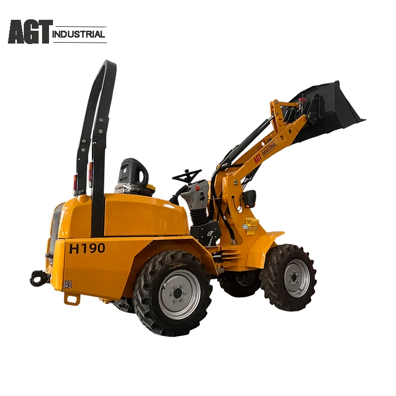 AGT H180 skid steer loader Mini Wheel Loader New Used with kubota engin compacted loader