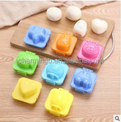 6 Pcs Cartoon Cute Boil Egg Mold  Chocolate Mold, Sushi Rice Ball Mould Diy Mould Gadgets Tool