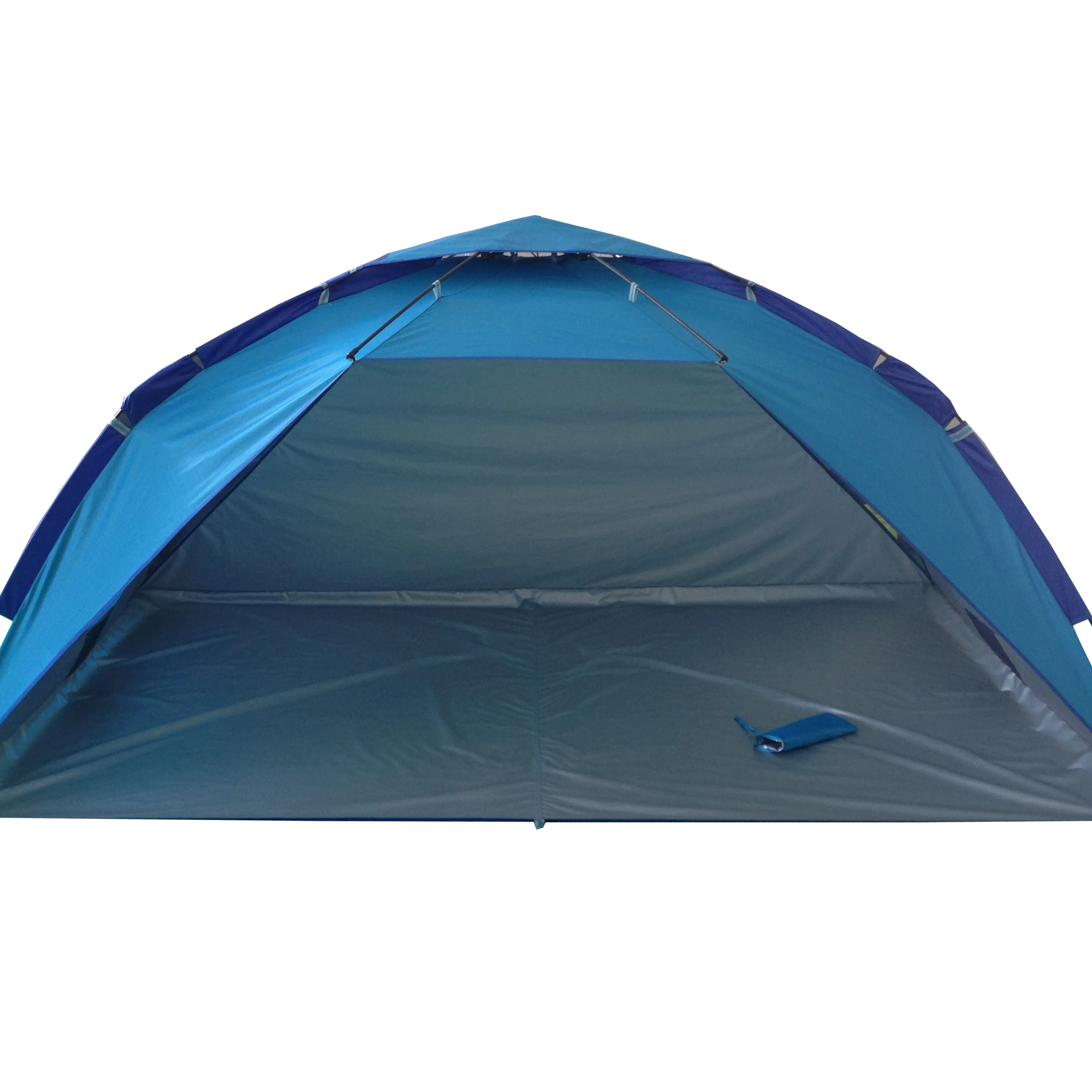 Automatic open beach sun shade