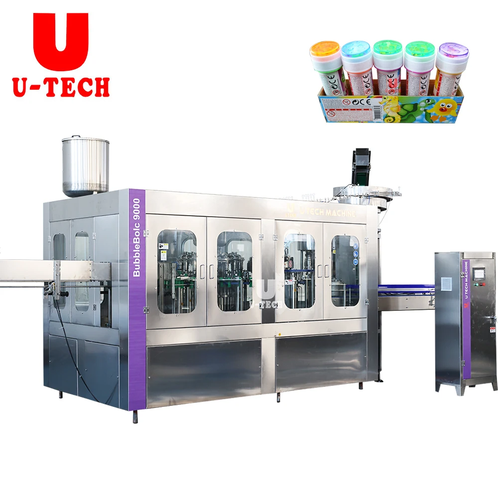 U TECH Автоматическая уличная мини-игрушка для мыльной воды, лабиринт для мыльных пузырей, пластиковая игрушка-лабиринт для мыльных пузырей 60 мл, машина для наполнения пузырьками