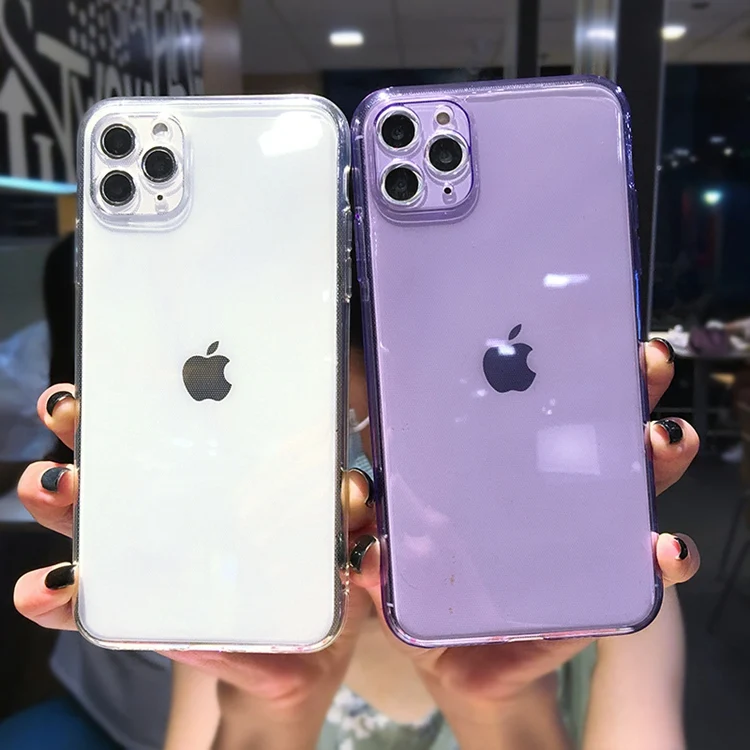 For iPhone 12 Neon Case, Shockproof for iPhone 11 XS Max XR 7 8 Plus Girl Neon Clear Phone Cover for iPhone 12 Pro Max Case