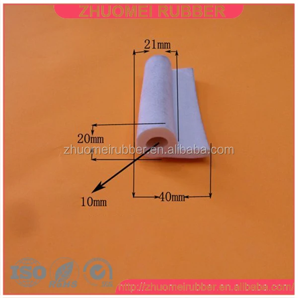 EPDM Foam Rubber Door and Window Weather Seal P Shaped Rubber Seal