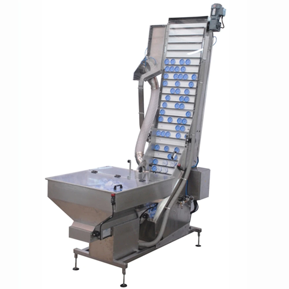 YL-SG Stainless Steel Plastic Cap Bowl Lid Automatic Bottle Cap Feeder Elevator Conveyor for Capping Machine