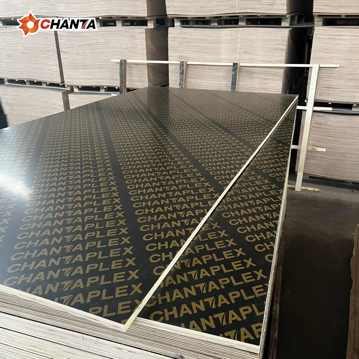 Chanta Hardwood Core Paper Film Faced Plywood For Construction