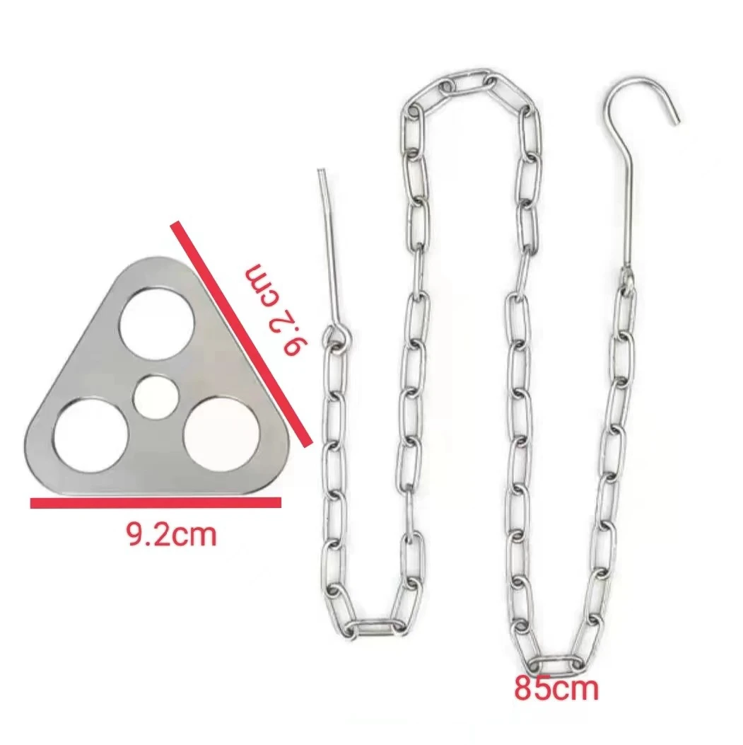 Уличная Подвесная подставка для кастрюль треугольная стойка из нержавеющей стали костра портативный подвесной держатель пикника инструмент кемпинга и дома барбекю