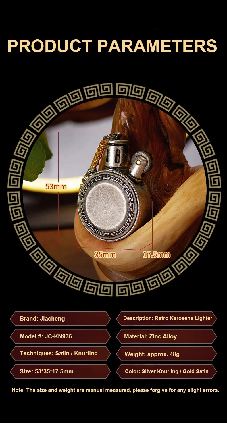 Wholesale Grinding Wheel Kerosene Refillable Lighter With Open Flame Classic Retro Kerosene Lighter For Cigarette Smoking