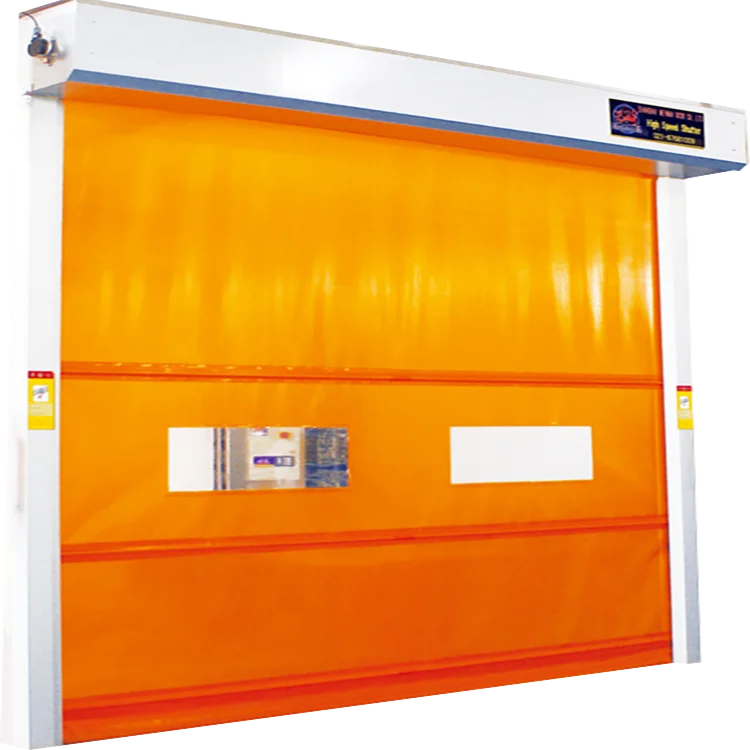 hot automatic fast rolling door explosion proof sound insulation pvc curtain soft high speed roller shutter doors for workshop